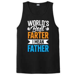 World's Best Farter I Mean Father Dad Father's Day Daddy PosiCharge Competitor Tank