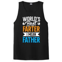 World's Best Farter I Mean Father Dad Father's Day Daddy PosiCharge Competitor Tank