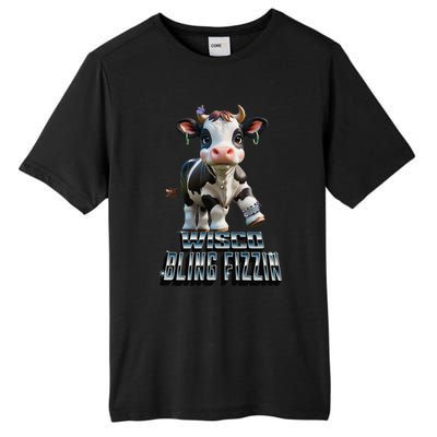 Wisco Bling Fizzin Cow Tall Fusion ChromaSoft Performance T-Shirt