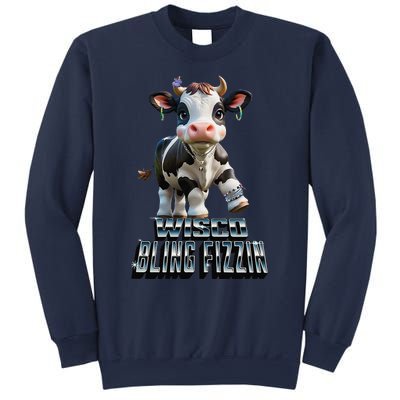 Wisco Bling Fizzin Cow Sweatshirt