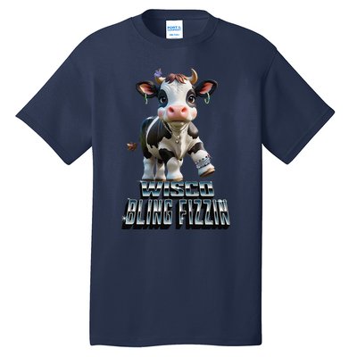 Wisco Bling Fizzin Cow Tall T-Shirt