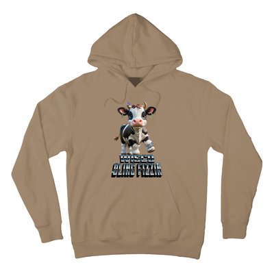 Wisco Bling Fizzin Cow Hoodie