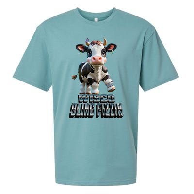 Wisco Bling Fizzin Cow Sueded Cloud Jersey T-Shirt