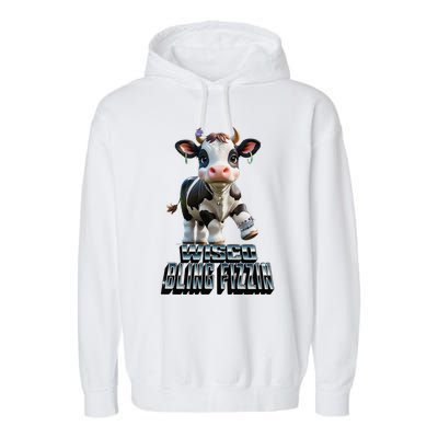 Wisco Bling Fizzin Cow Garment-Dyed Fleece Hoodie