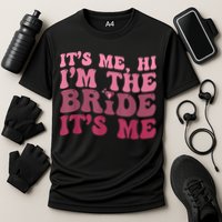 Women Bride Funny Its Me Hi I'm The Bride Its Me Cooling Performance Crew T-Shirt