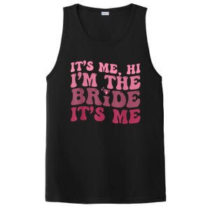 Women Bride Funny Its Me Hi I'm The Bride Its Me PosiCharge Competitor Tank