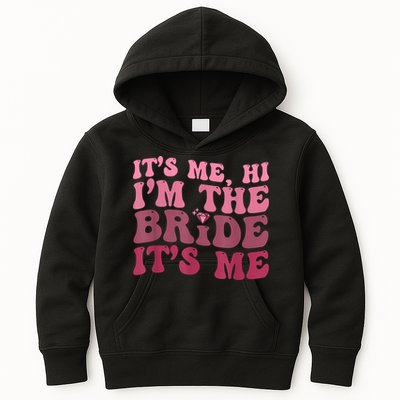 Women Bride Funny Its Me Hi I'm The Bride Its Me Kids Hoodie