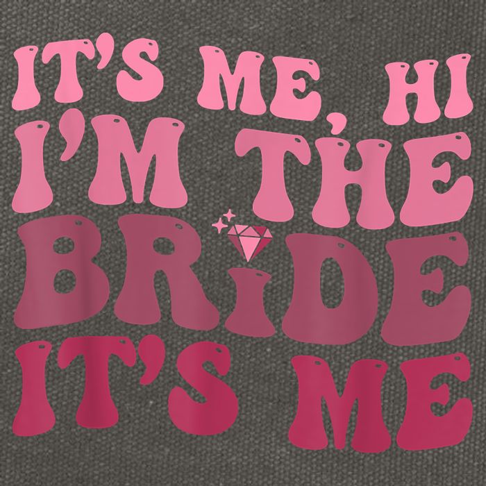 Women Bride Funny Its Me Hi I'm The Bride Its Me Cotton Canvas Backpack