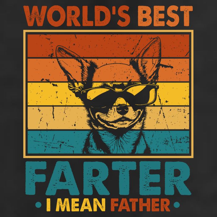 World's Best Farter I Mean Father Fathers Day Funny Dad Dog Cool Comfort Performance Bucket Hat