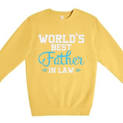 World's Best Father In Law Premium Crewneck Sweatshirt