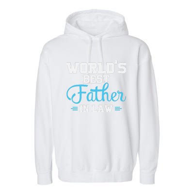 World's Best Father In Law Garment-Dyed Fleece Hoodie