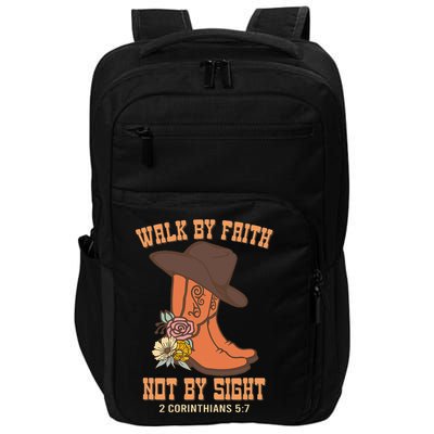 Walk By Faith Not By Sight God Faith Jesus 5 Impact Tech Backpack