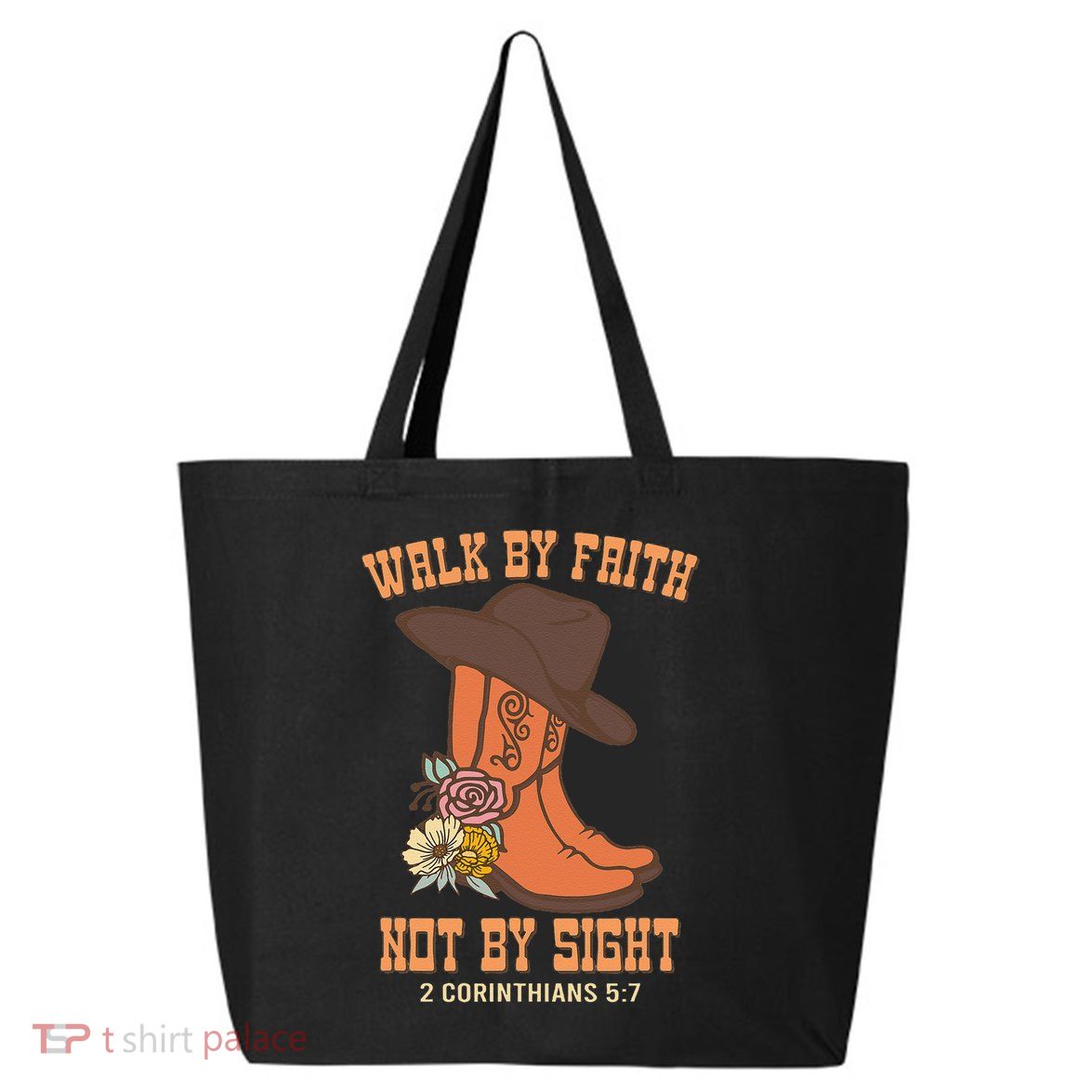 Walk By Faith Not By Sight God Faith Jesus 5 25L Jumbo Tote