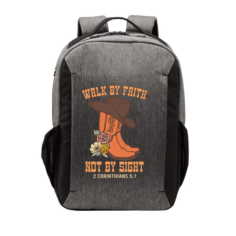 Walk By Faith Not By Sight God Faith Jesus 5 Vector Backpack