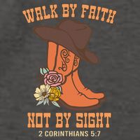 Walk By Faith Not By Sight God Faith Jesus 5 Vector Backpack