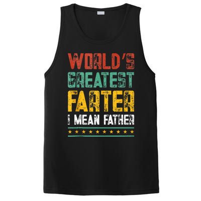 Worlds Best Farter I Mean Father Best Dad Ever Cool PosiCharge Competitor Tank