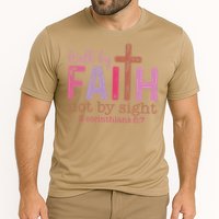 Walk By Faith Not By Sight God Faith Jesus Cooling Performance Crew T-Shirt