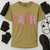 Walk By Faith Not By Sight God Faith Jesus Cooling Performance Crew T-Shirt