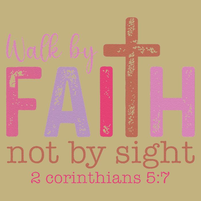 Walk By Faith Not By Sight God Faith Jesus Cooling Performance Crew T-Shirt