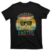 Worlds Best Farter I Mean Father Best Cat Dad Ever T-Shirt