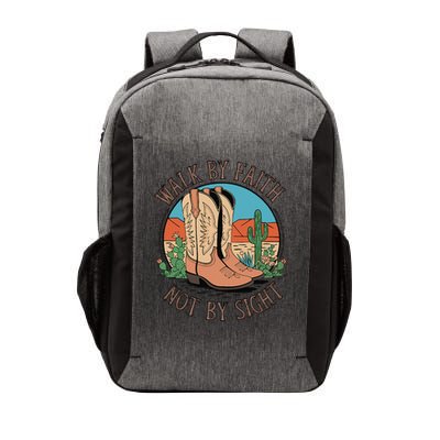 Walk By Faith Not By Sight Western Boots Vector Backpack