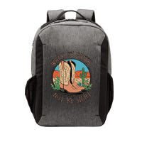 Walk By Faith Not By Sight Western Boots Vector Backpack