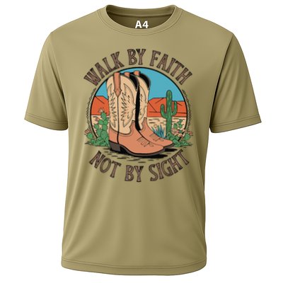 Walk By Faith Not By Sight Western Boots Performance Shirt