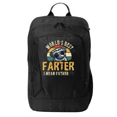 Worlds Best Farter I Mean Father Best Dad Ever Cool Dog City Backpack