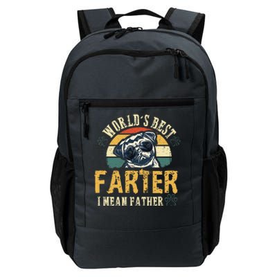 Worlds Best Farter I Mean Father Best Dad Ever Cool Dog Daily Commute Backpack