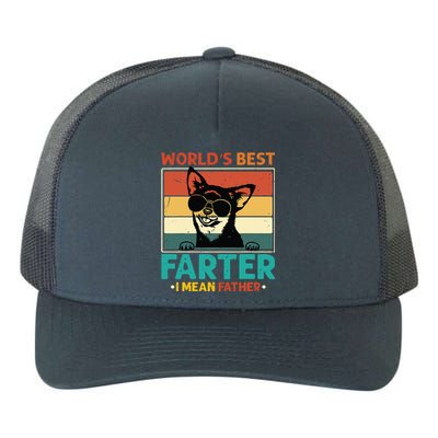 Worlds Best Farter I Mean Father Best Dad Ever Cool Dog Yupoong Adult 5-Panel Trucker Hat