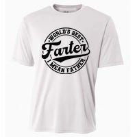 World's Best Farter I Mean Father Funny Father's Day Dad Cooling Performance Crew T-Shirt