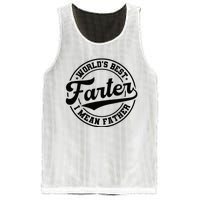 World's Best Farter I Mean Father Funny Father's Day Dad Mesh Reversible Basketball Jersey Tank