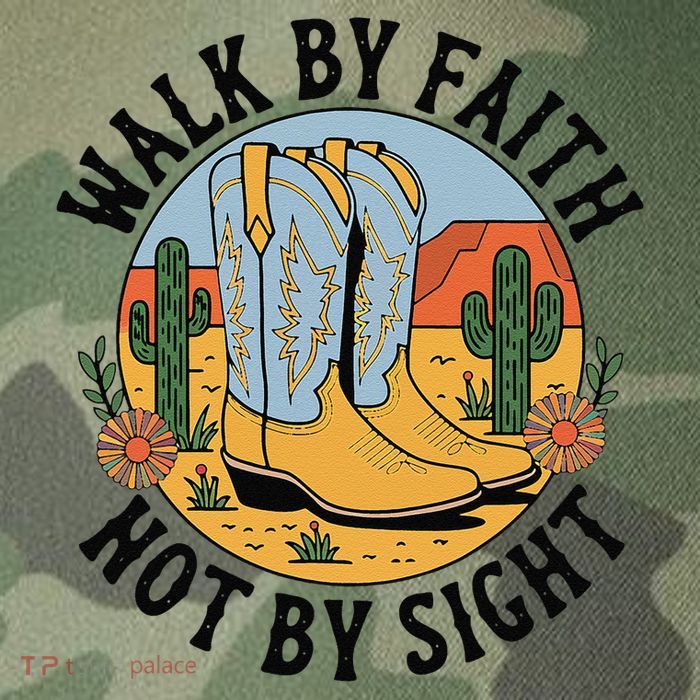 Walk by Faith Not by Sight Western Boots Legacy Tie Dye Trucker Hat