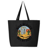 Walk by Faith Not by Sight Western Boots 25L Jumbo Tote