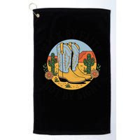 Walk by Faith Not by Sight Western Boots Golf Towel