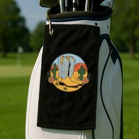 Walk by Faith Not by Sight Western Boots Golf Towel
