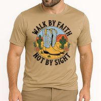 Walk by Faith Not by Sight Western Boots Cooling Performance Crew T-Shirt