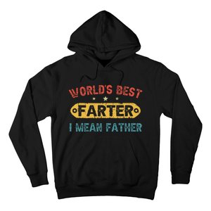 World's Best Farter I Mean Father Funny Father's Day Hoodie