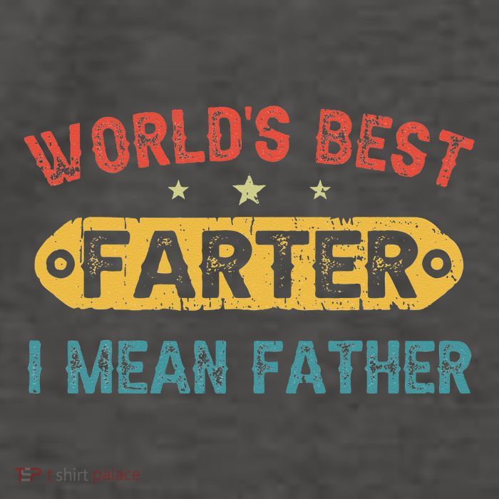 World's Best Farter I Mean Father Funny Father's Day Vector Backpack
