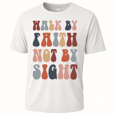 Walk By Faith Not By Sight Bible Verse Christian Performance Shirt