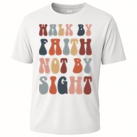 Walk By Faith Not By Sight Bible Verse Christian Cooling Performance Crew T-Shirt