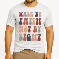 Walk By Faith Not By Sight Bible Verse Christian Cooling Performance Crew T-Shirt