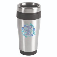Walk By Faith Not By Sight 2 Corinthians 5:7 16oz Travel Tumbler