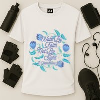 Walk By Faith Not By Sight 2 Corinthians 5:7 Performance Shirt