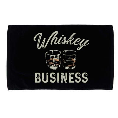 Whiskey Business Funny Vintage Shot Glasses Alcohol Drinking Microfiber Hand Towel