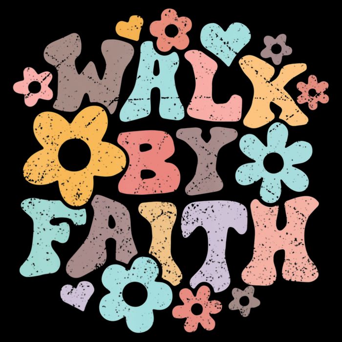 Walk By Faith Christian Jesus Love Religious Prayer Women Cooling Performance Crew T-Shirt