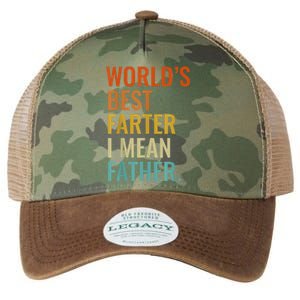 Worlds Best Farter I Mean Father Best Dad Ever Cool Men Legacy Tie Dye Trucker Hat