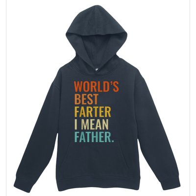 Worlds Best Farter I Mean Father Best Dad Ever Cool Men Urban Pullover Hoodie