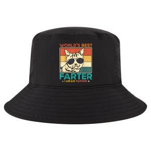 Worlds Best Farter I Mean Father Funny Best Cat Dad Ever Cool Comfort Performance Bucket Hat