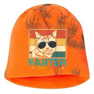 Worlds Best Farter I Mean Father Funny Best Cat Dad Ever Kati - Camo Knit Beanie